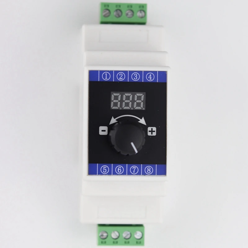 AC17-Current Signal Generator Digital Display 0-20MA 4‑20MA DC 24V AC220V Analog Simulator Rail Installation Current