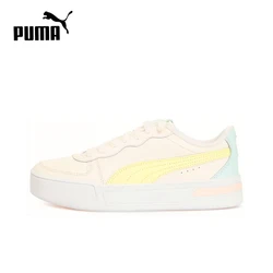 Original Puma Skye Men's and Women's Unisex Skateboard Shoes Classic Non-Slip Lightweight Low-Top Retro Sneakers Shoes 374764-09