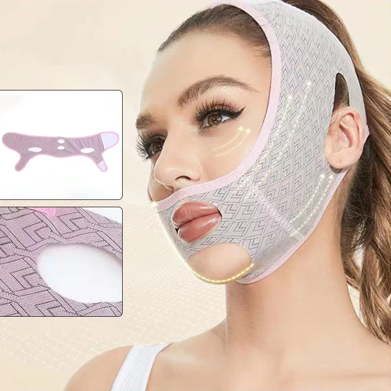 

Face Bandage Facial Lifting Firming Slimming Device V Shaper Line Mask Improve Double Chin Cheek Delay Sagging Beauty Health