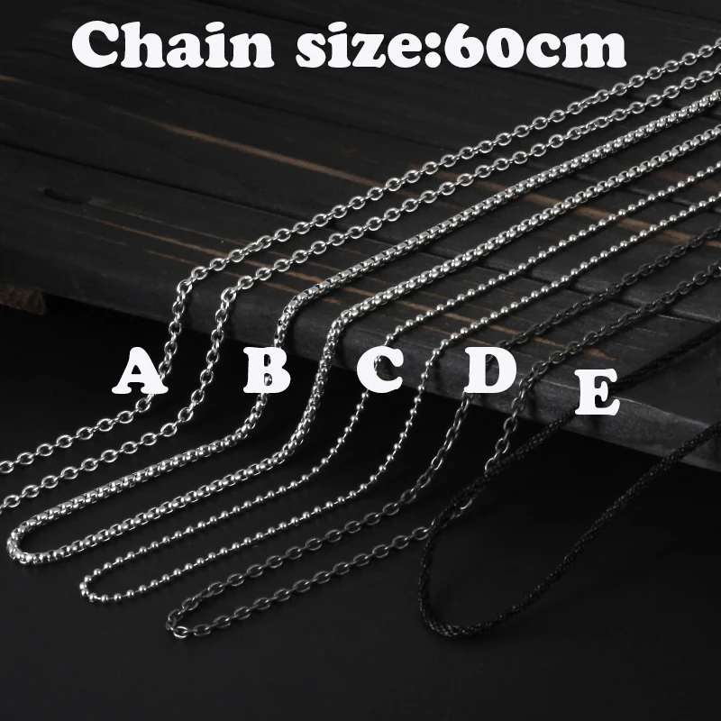 316L Stainless Steel Fashion Retro 3D Rose Men\'s Pendant Necklace European and American Trendy Men\'s Jewelry Couple Gifts