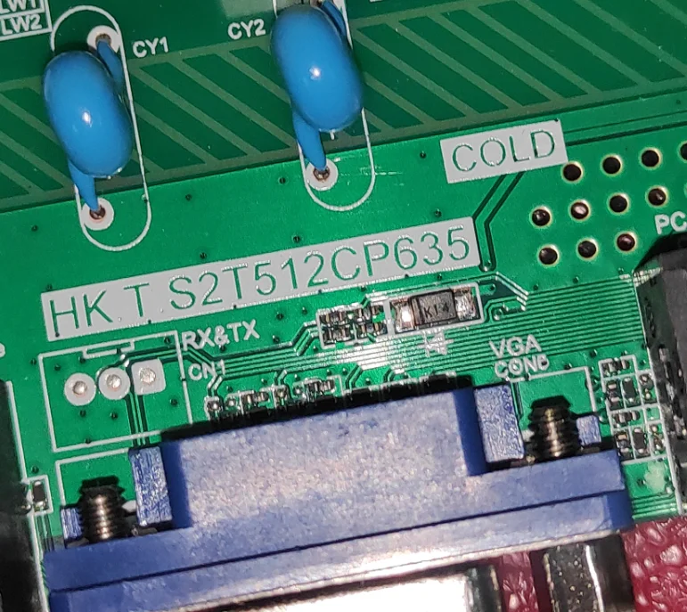 Free shipping! HK.T.S2T512CP635  Three-in-one TV motherboard  69--82V   550MA   working  good
