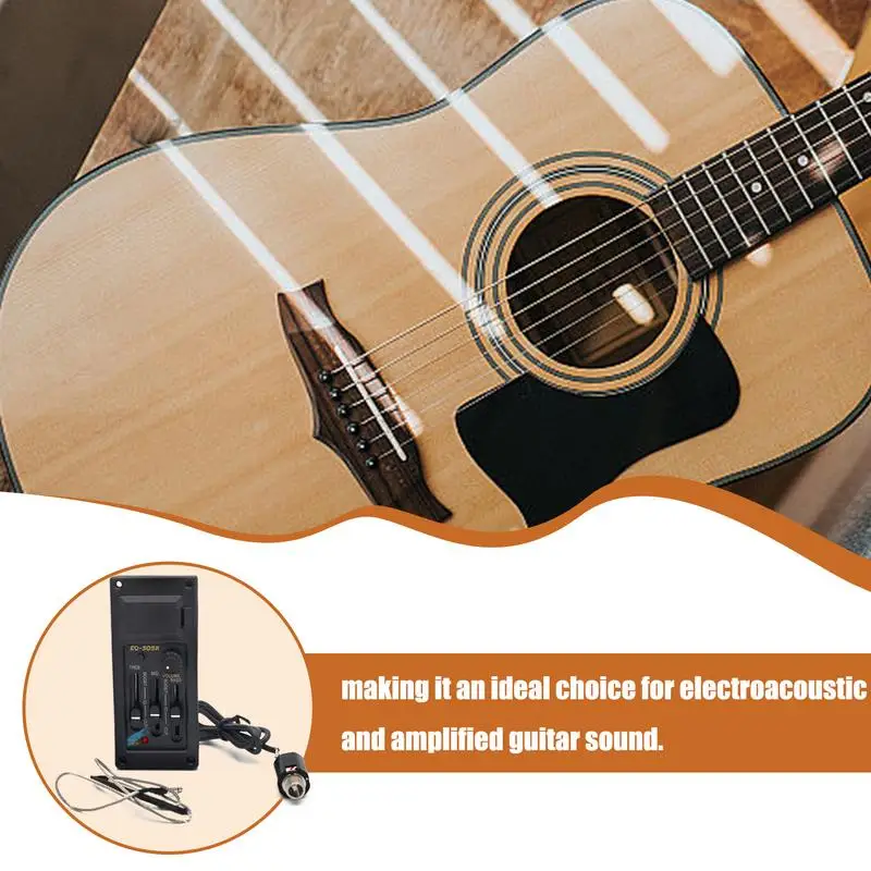 

Guitar Pickups & Pickup Covers Amplifies Guitar Tone Guitar Pickups Guitar Equalizer Precise Volume Control For Guitar