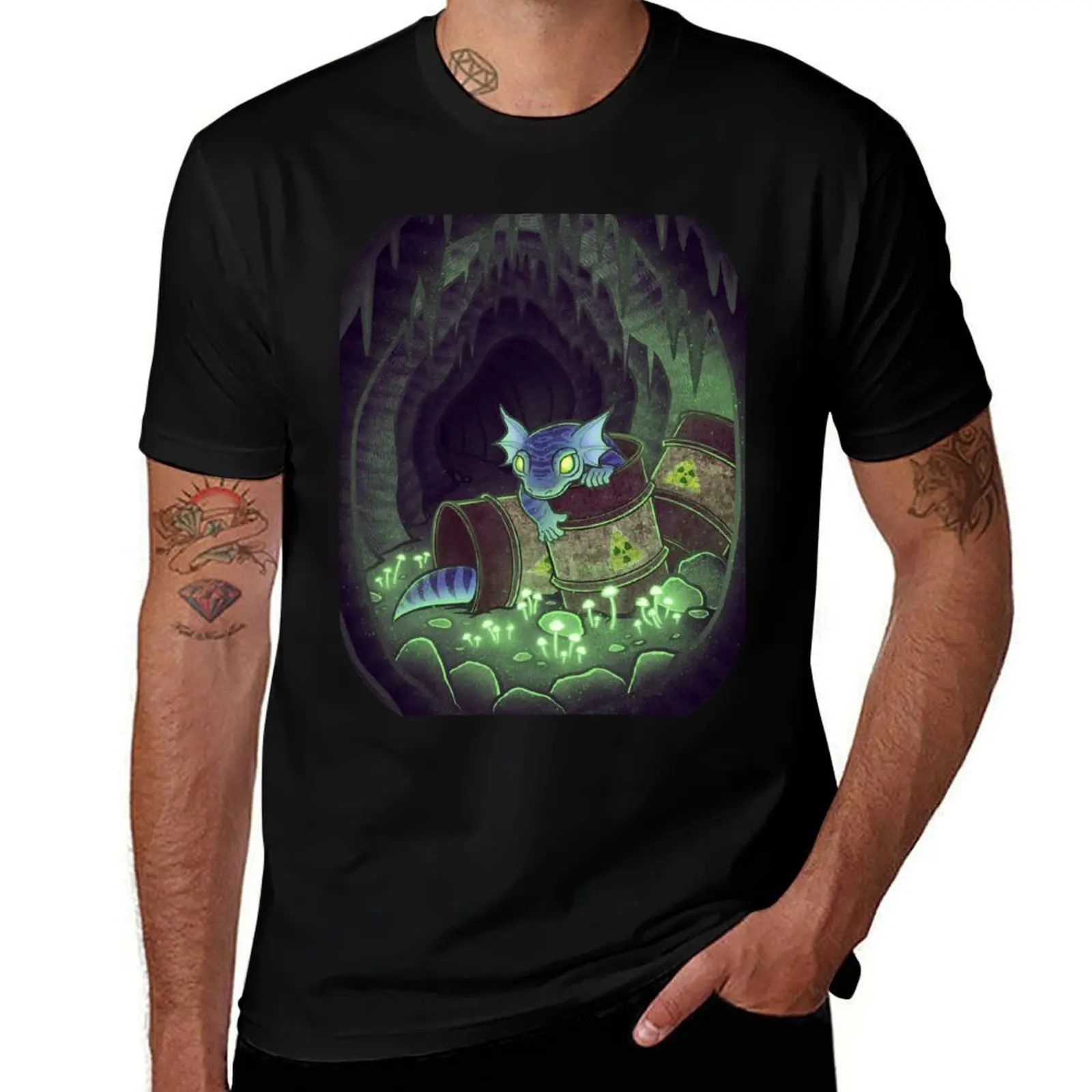 Radioactive Geckos T-Shirt anime t shirts for man T-Shirt