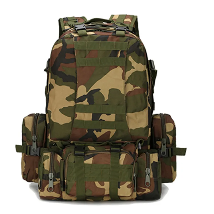 Large-capacity Waterproof Storage Combination Backpack Camouflage Travel Sports Outdoor Mountaineering Tactical Backpack