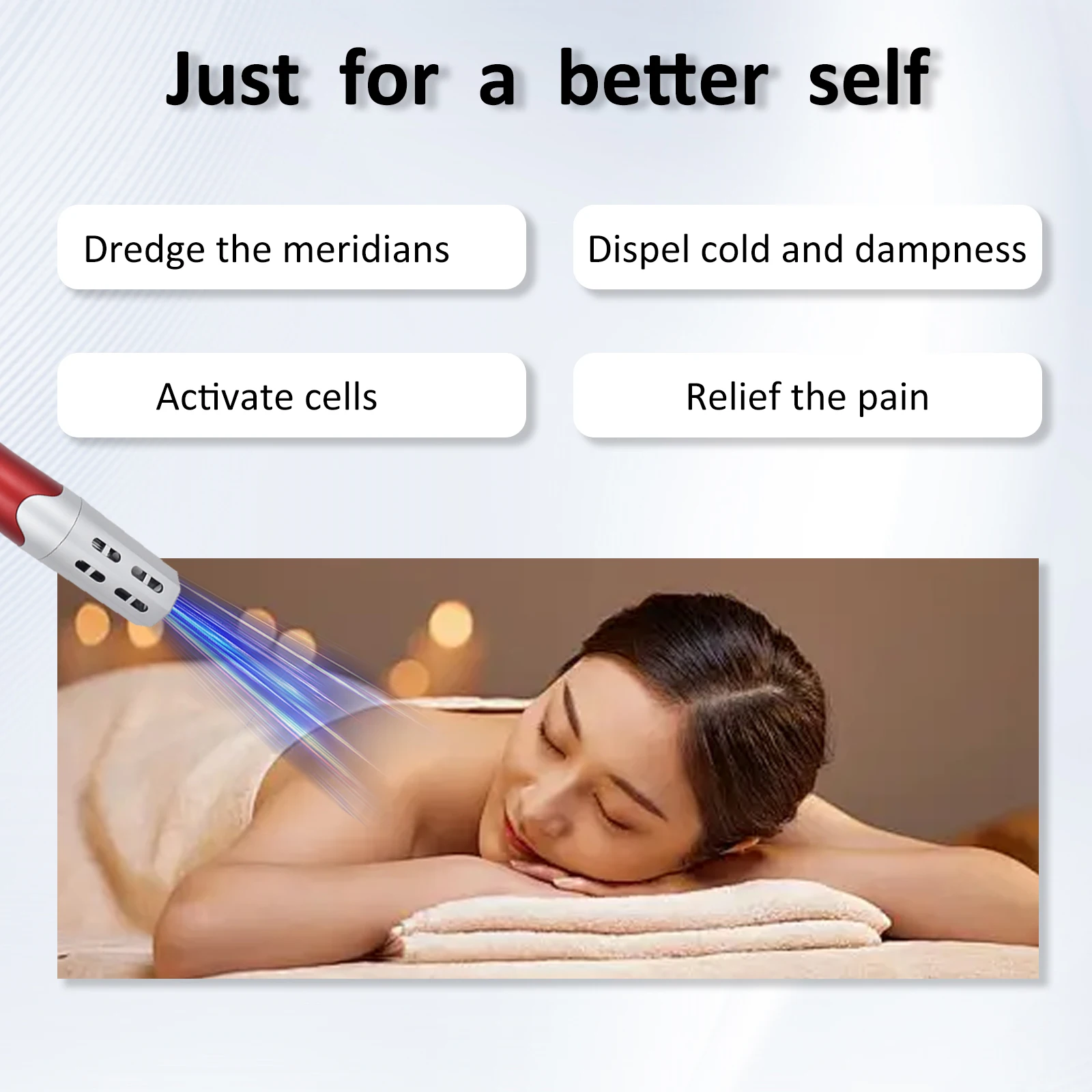 7.0 Pro Terahertz Classic Massager Blower Natural Magnetic Therapy Tera Blue Light Wave Terahertz Therapy Healing Health Devices