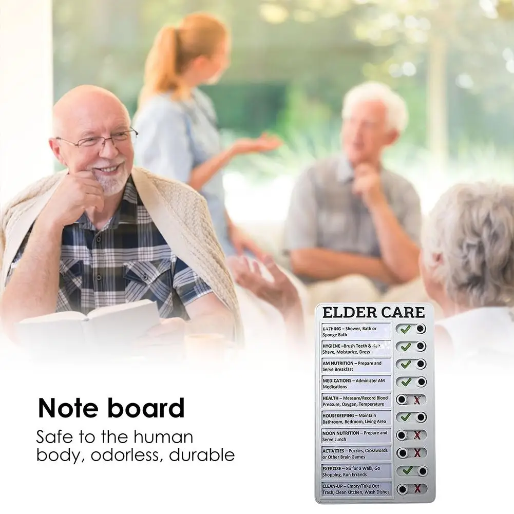 1pc Rv Checklist Memo Portable Plastic Note Board Daily Listing Detachable Reusable Memo Board