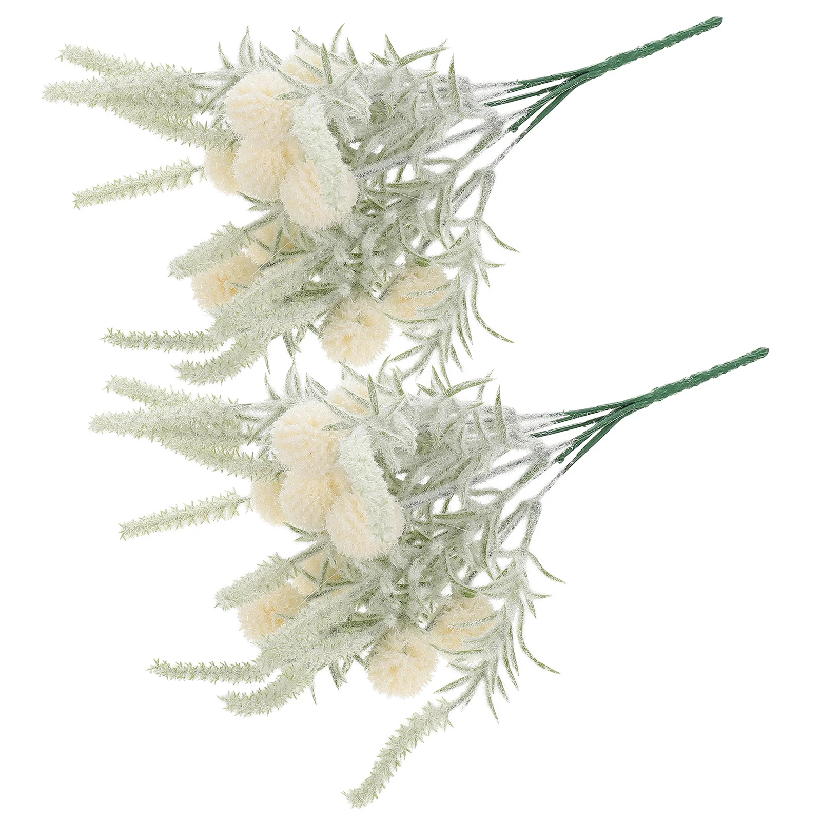 

2Pcs Simulation Flower Adornment Lifelike Dandelion Fake Ornament Decorative Prop for Wedding Party Home Interior