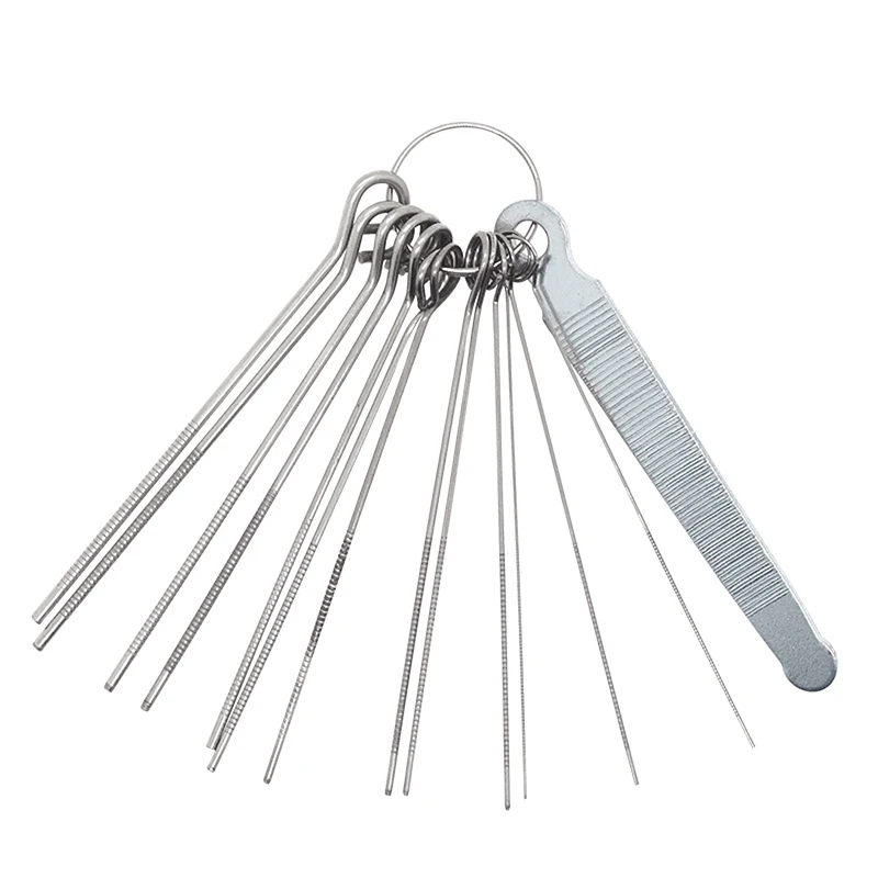 New-1Set Guitar Nut Slotting File DIY Slot Saw Rods Filing Set Luthier Stringed Instrument Guitar Repair Tool Accessories