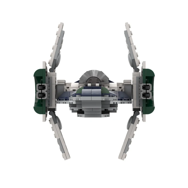 238PCS MOC-242186 V-Wing Fighter Space War Spaceship Model Building Blocks Bricks Boy Creative Assembly Toy Adult Kids Xmas Gift