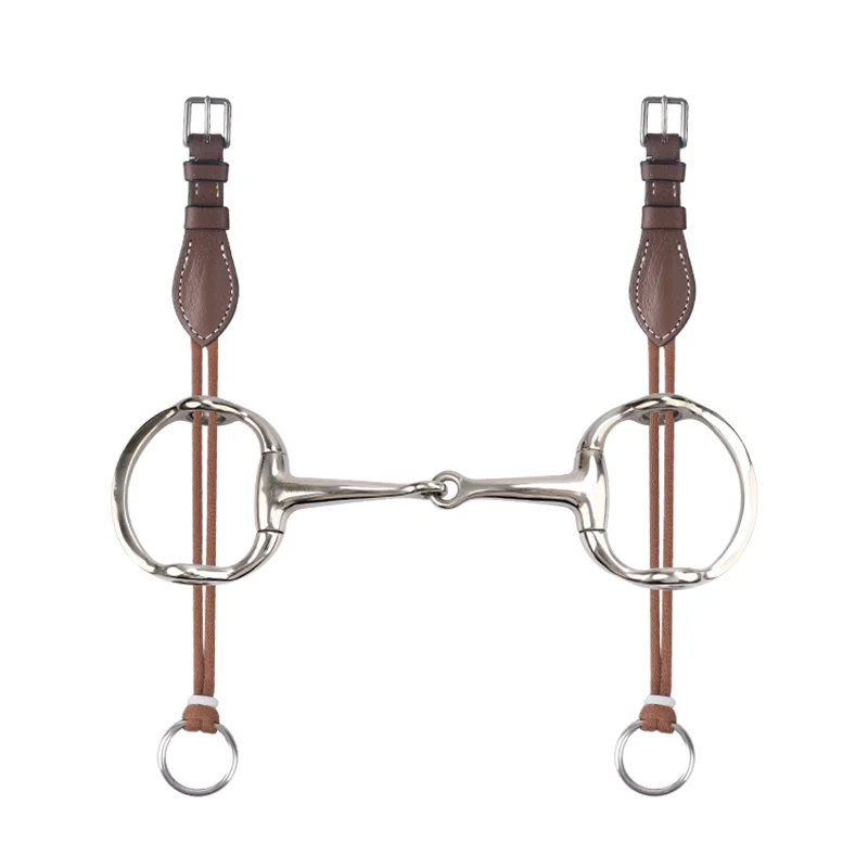 Only Euquestrian Gag Bit for Polo Competition, Riding Horse Bit, Horse Mouth equesterian equipment when riding horse polo game