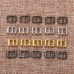 20pcs High quality Mini Ultra-small 4 colors Diy Dolls Buckles Tri-glide Buckle Doll Bags Accessories Belt Buttons