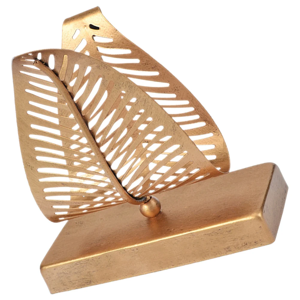 

Iron Napkin Holder Metal Tabletop Stand Vintage Paper Tissue Dispenser Organizer Kitchen Dining Storage