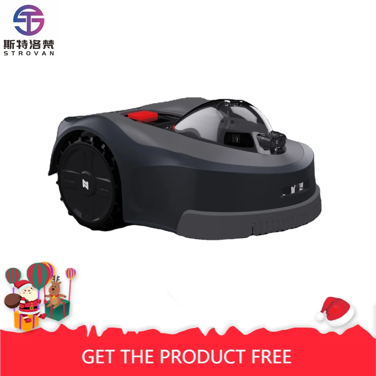 

STLF NOVABOT 1600W Smart Robot Lawnmower Industrial Blade Cordless Rechargeable Garden Remote Control DIY Electric Grass Battery