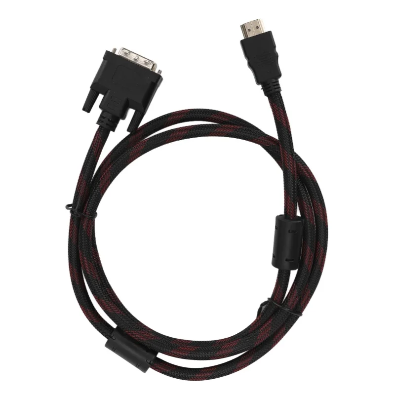 HD Multimedia Interface To DVI Cable DVI 24+1 To HD Multimedia Interface Cable For Raspberry Pi 1.4m/4.6ft