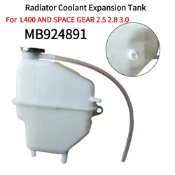 Durable Radiator Coolant Tank Bottle for Mitsubishi Delica L400 Space Gear 1995-2005 MB924891 Radiator Coolant Expansion Tank