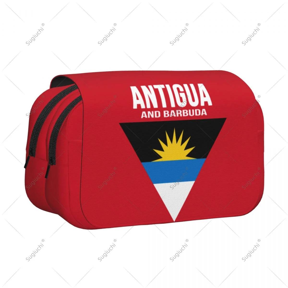 

Пенал, сумки для ножниц, 3D флаг Антигуа и Барбуды, двухслойная ткань Оксфорд, канцелярские принадлежности, чехол для ручек