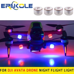 4 Pc Drone Anti-collision Strobe Light for Drone Night Flying LED Signal Lights Fits DJI FPV/Avata/AIR 3/MINI 4 PRO Accessories