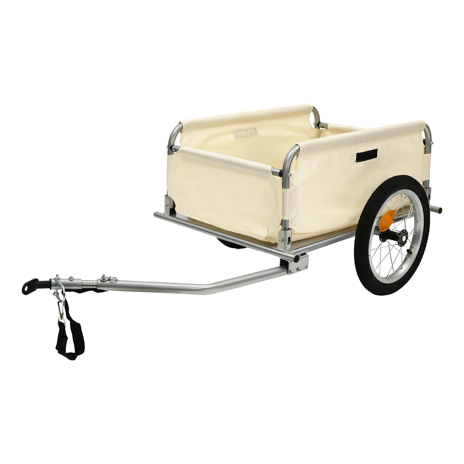 Bicycle Trailer 50 kg Load Transport Trailer Multiple Whales Aluminum Utility Cargo Bike Trailer