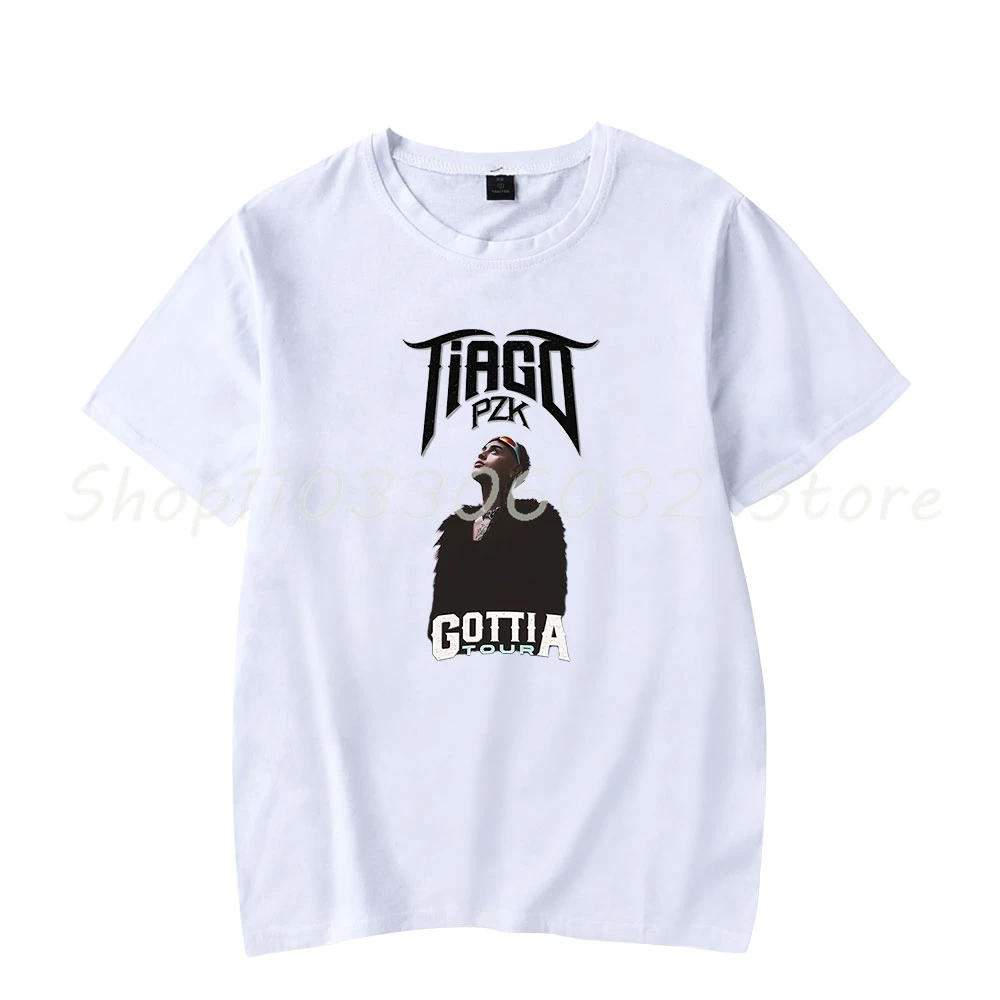 Tiago PZK GOTTI A Tour Merch T-Shirt Women Men Crewneck Short Sleeve Fashion Tee