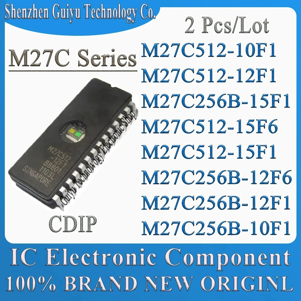

2 Pcs/Lot M27C512-10F1 M27C512-12F1 M27C256B-15F1 M27C512-15F6 M27C512-15F1 M27C256B-12F6 M27C256B-12F1 M27C256B-10F1 M27C IC