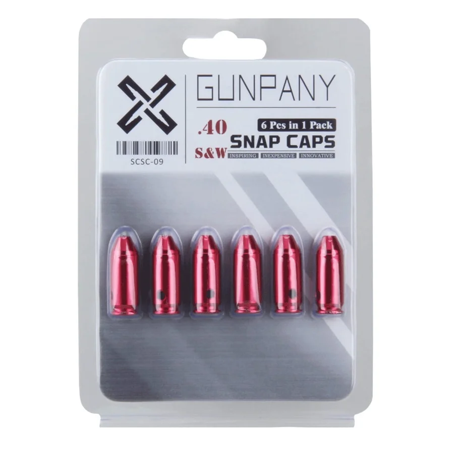 Vector Optics .40 S&W Snap Caps Bore Sighter Metal for .40 S&W Training Caliber Tactical Cartridge Snap Cap