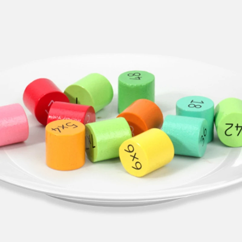 الرياضيات العملية 9X9 جدول الضرب لعبة الرياضيات مونتيسوري التعلم الخشبي الرقمي التعليم المبكر ألعاب خشبية #1