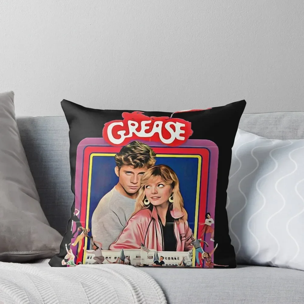 Grease 2 Classic 80 s Film Essential T-Shirt Throw Pillow christmas pillow case Sofas Covers Pillow