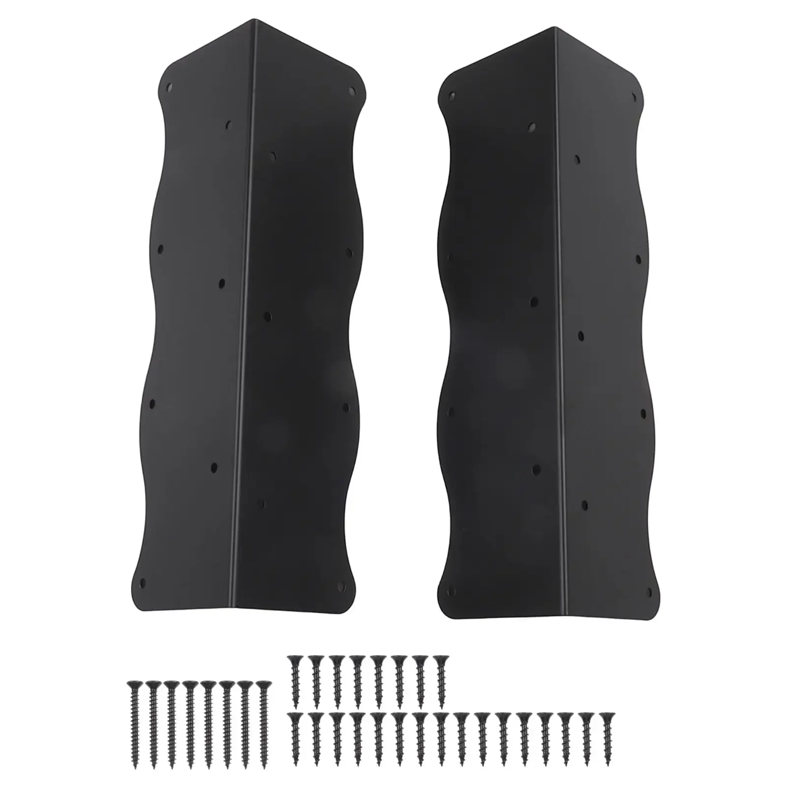 Easy Install Metal Brackets Outdoor Support L-Shaped Brackets Metal Corner Brackets Rust Resistance Simple Installation Process