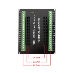 ESP32 Breakout Board GPIO 1 into 2 for ESP-32S 38PIN Terminal Screw Board Compatible with ESP32 Development Board