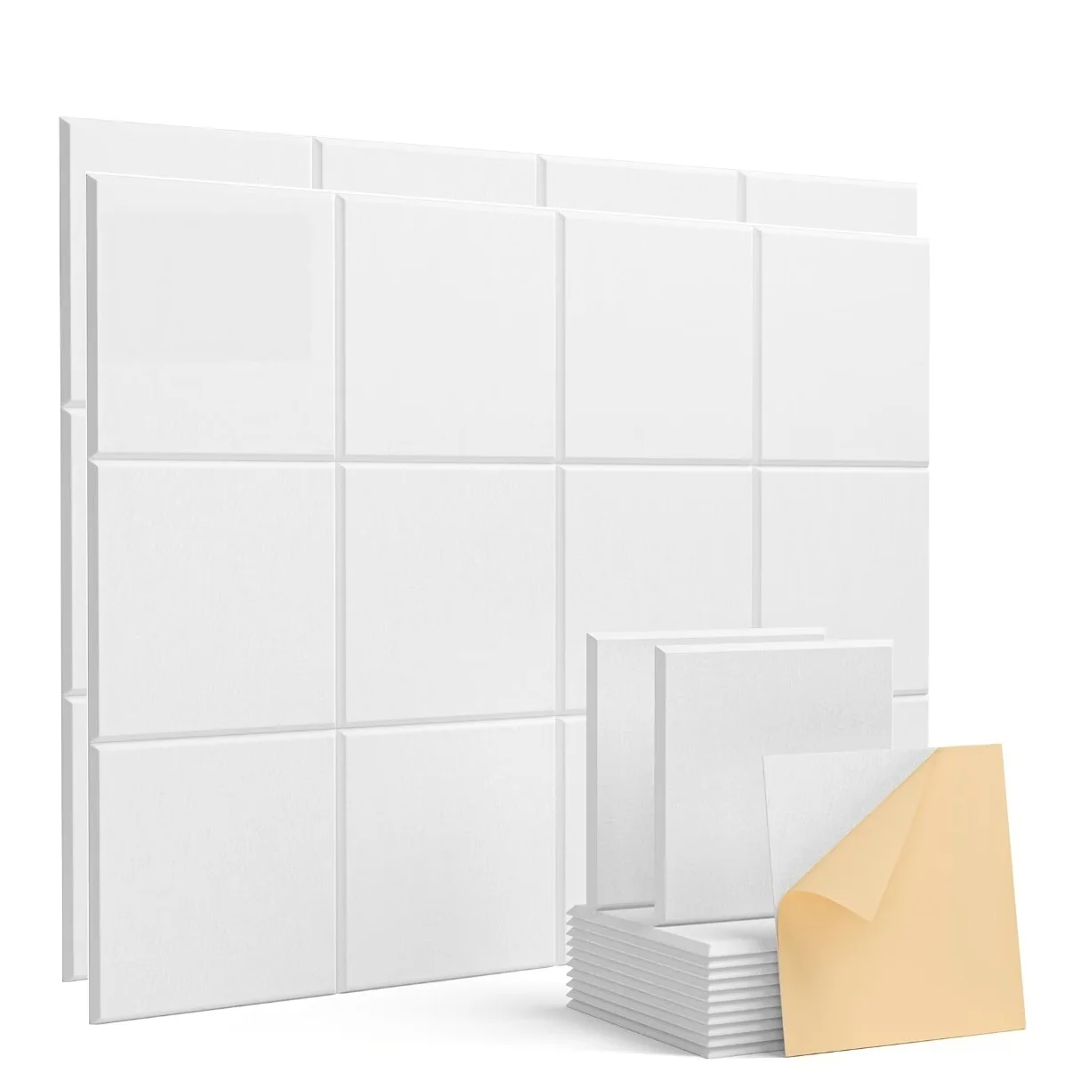 6pcs Sound-Absorbing Panel Soundproof Panel Is Suitable for Recording Studios, Music Classrooms, Home Theaters, Acoustic Process