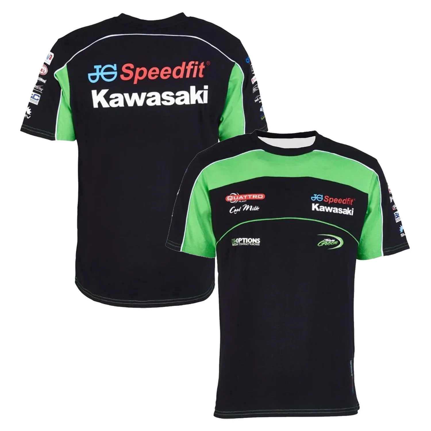 

Летняя мужская футболка с круглым вырезом и коротким рукавом, простая дышащая быстросохнущая футболка Kawasaki для отдыха, удобный топ для занятий спортом на открытом воздухе