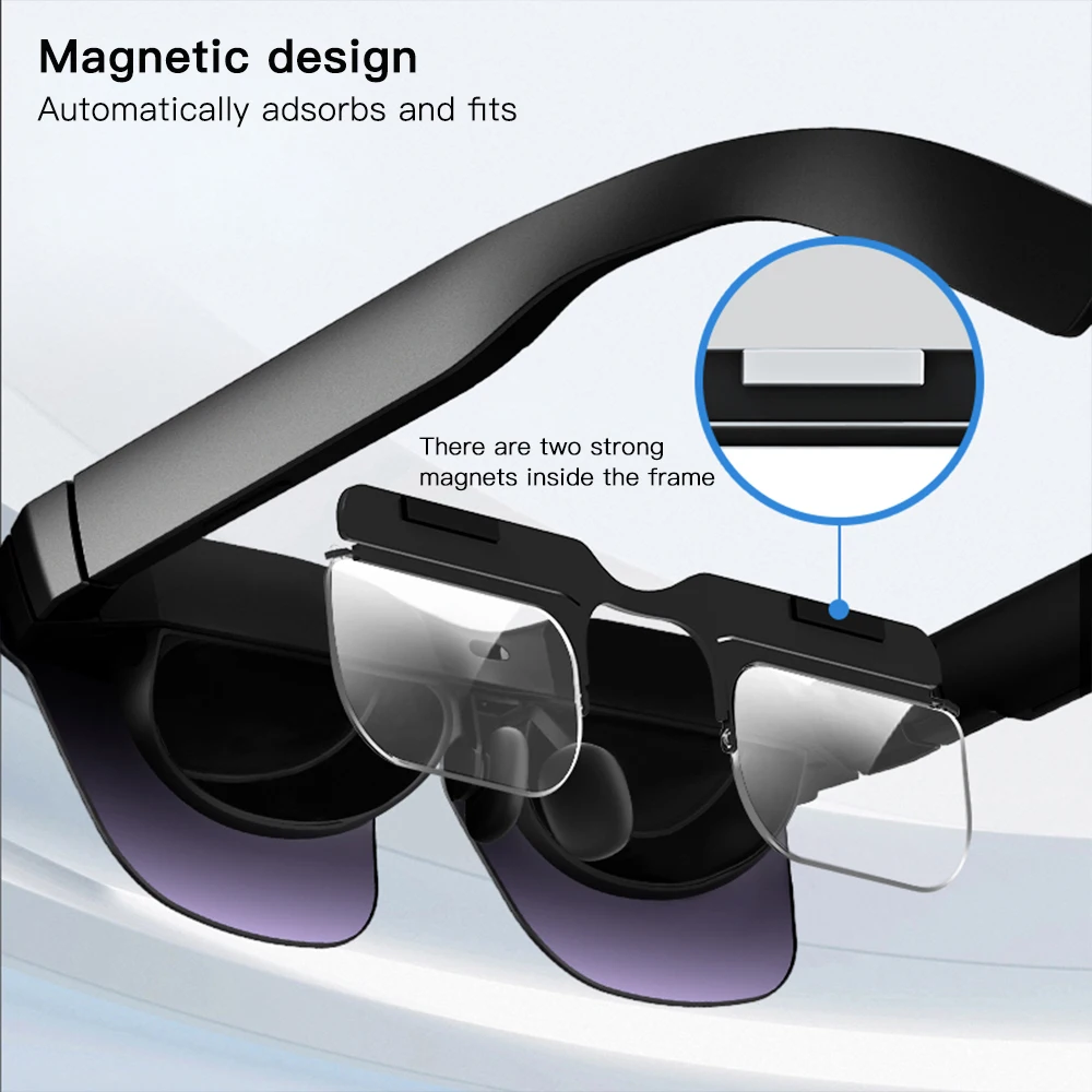 Geeignet für RayNeo Air/Air2/Air3S/Air3S Pro/4 Pro/GT/GT Max/TCL NXTWEAR S+ Spezielle Maßanfertigungs-Brillengläser für Kurzsichtigkeit und Weitsichtigkeit – Detail 6