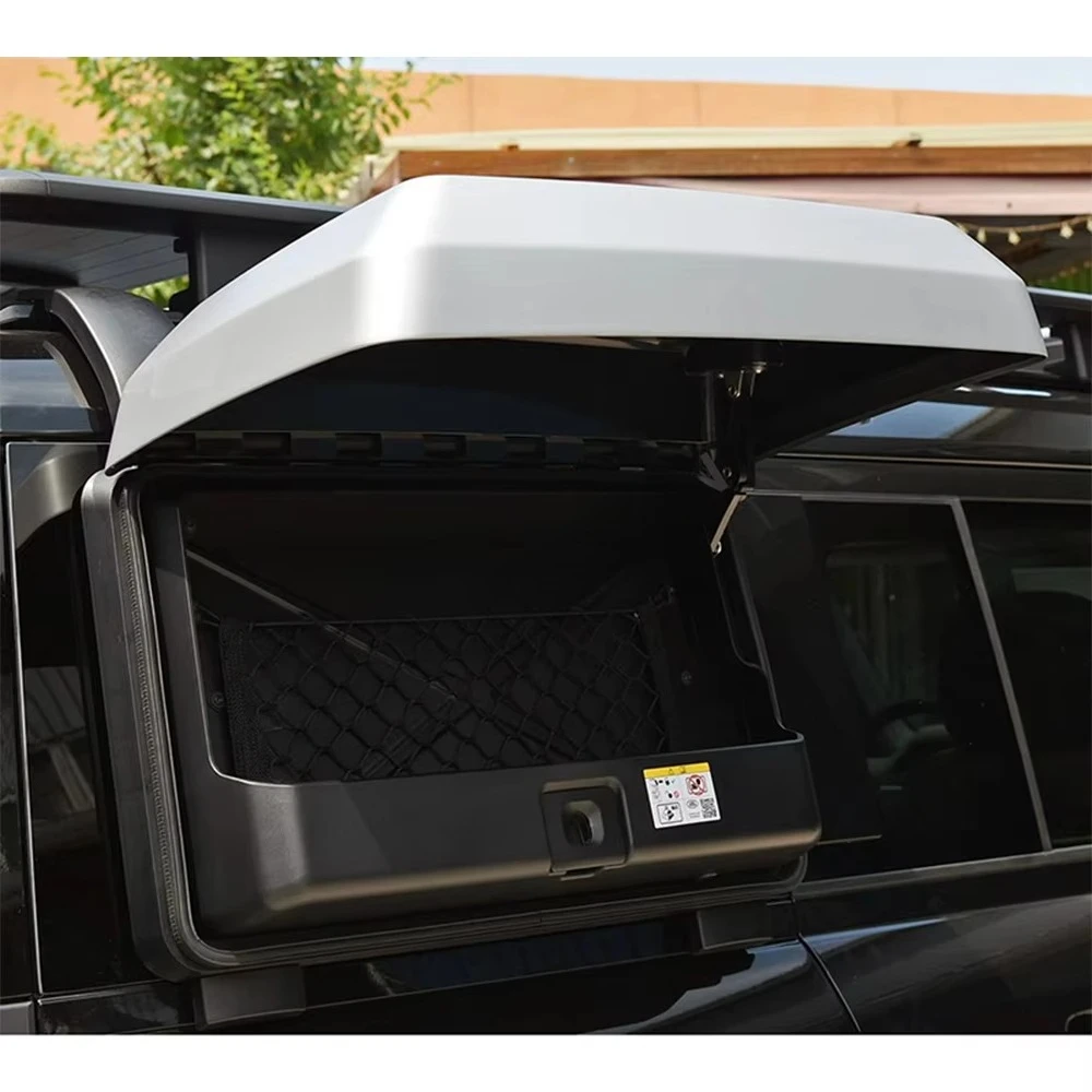 High Quality Car Accessories Exterior Luggage Storage Box Silver Side Tool Box For Land Rover 2020+ Defender 110