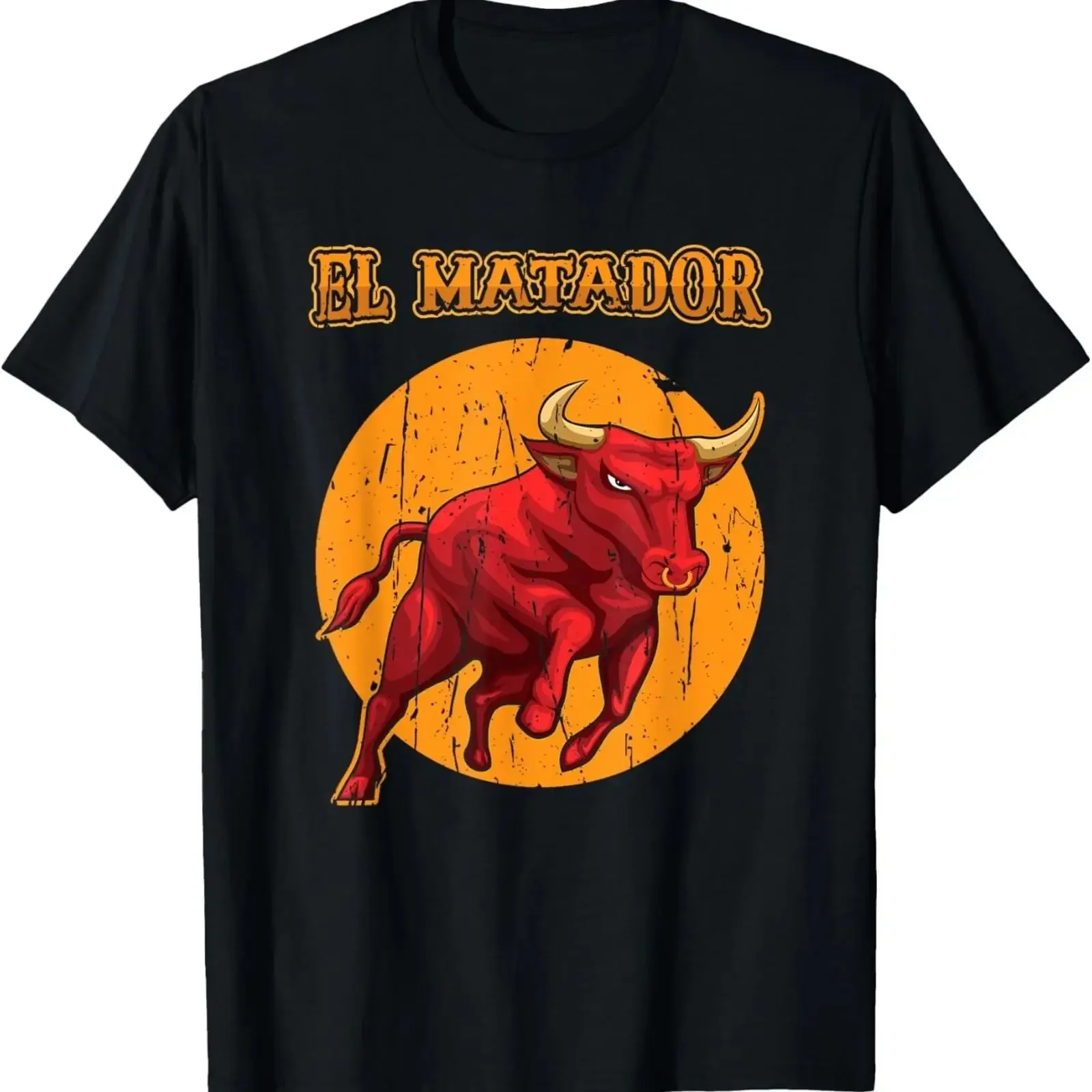 El Matador Stierkampf Stierkämpfer Spanischer Geschenk T Shirt vintage Washed Stretched designer clothes homme Versatile Casual