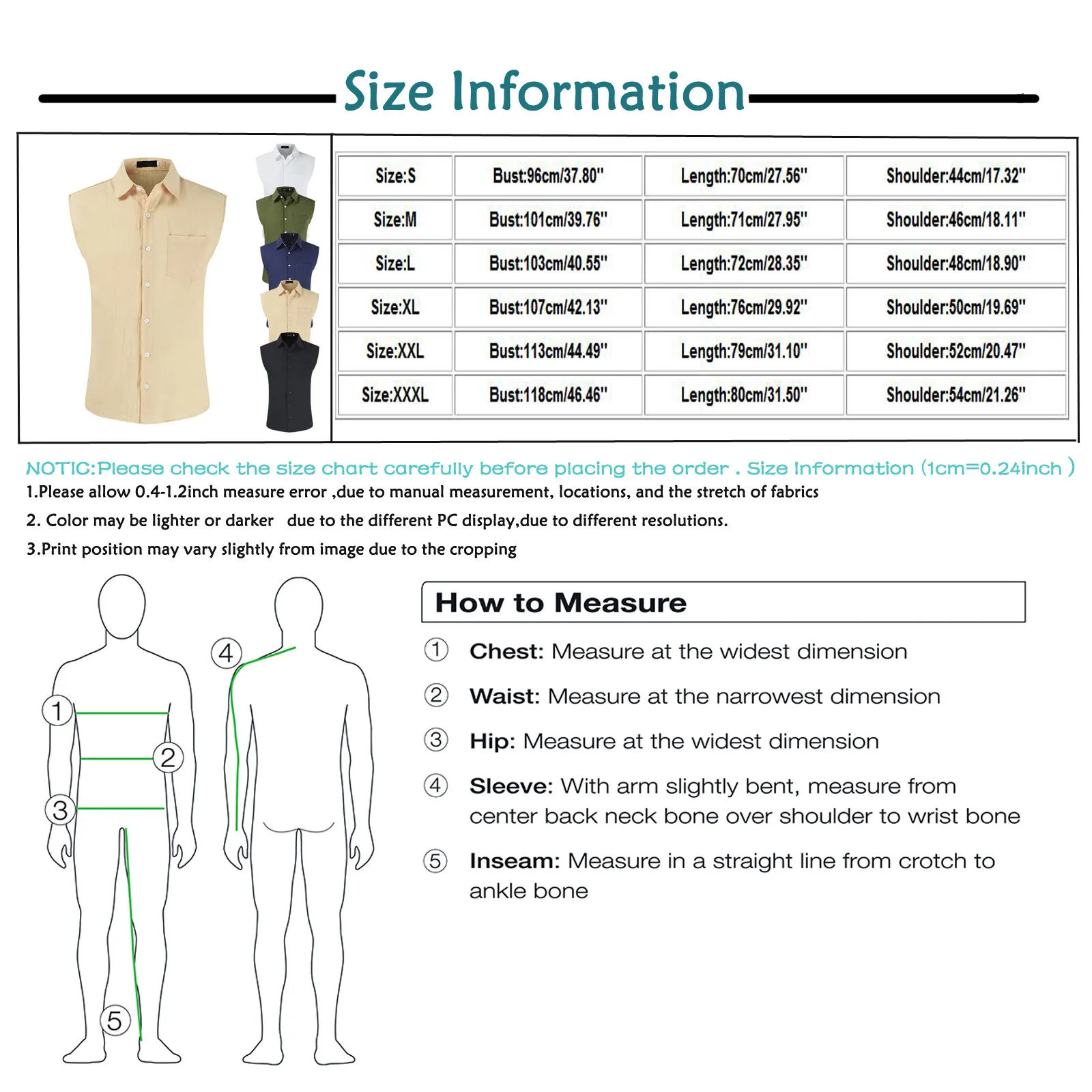 Camisas sem mangas masculinas com bolsos no peito, linho de algodão, camisas com lapela, confortável diariamente, regatas com tudo, moda casual, verão