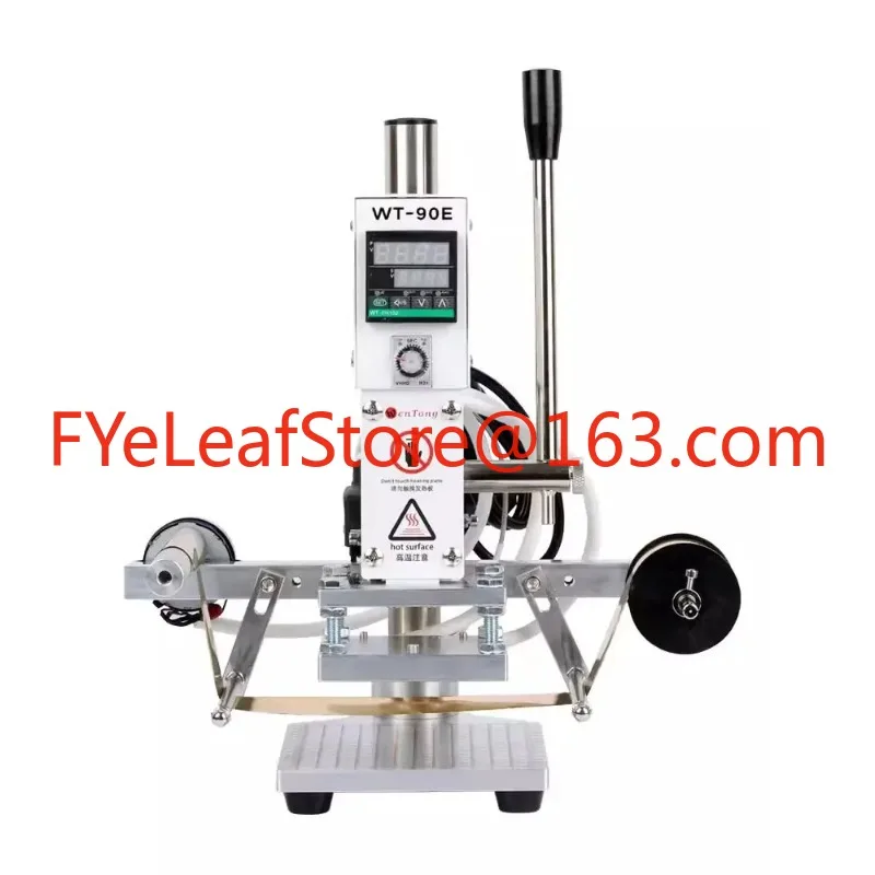 Automatic Hot Foil Stamping Machine Manual Digital PVC Card Book Leather Paper Wood Custom Embossing Heat Press Machine