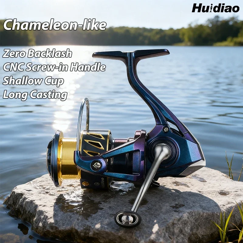 huidiao-hc-lure-spinning-fishing-reel-chameleon-like-8kg-max-drag-buttery-smooth-5-1-stainless-steel-bearings-for-long-casts