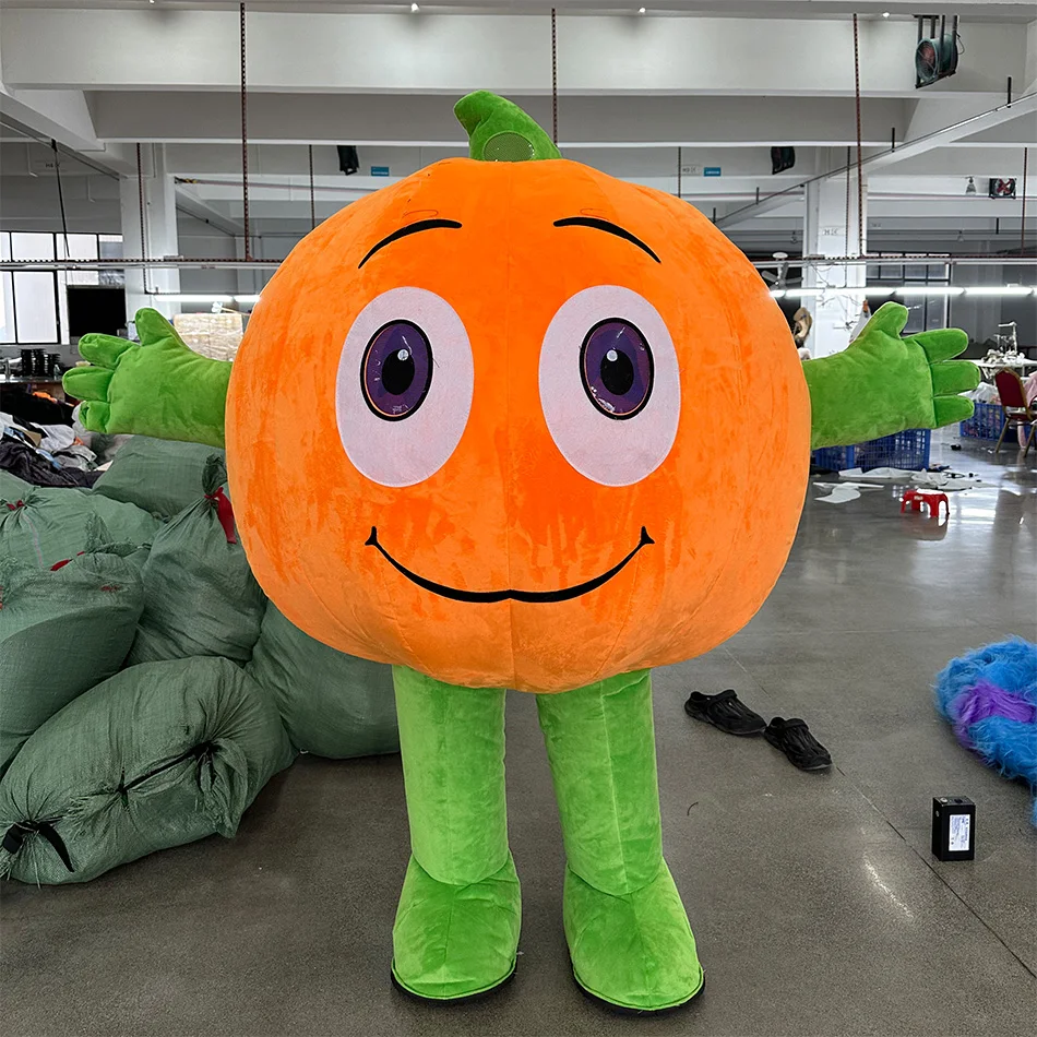 

Halloween Pumpkin Inflatable Mascot Costume Adult 2M/2.6M Inflated Clothing Disguise Party Performance Advertising No Battery