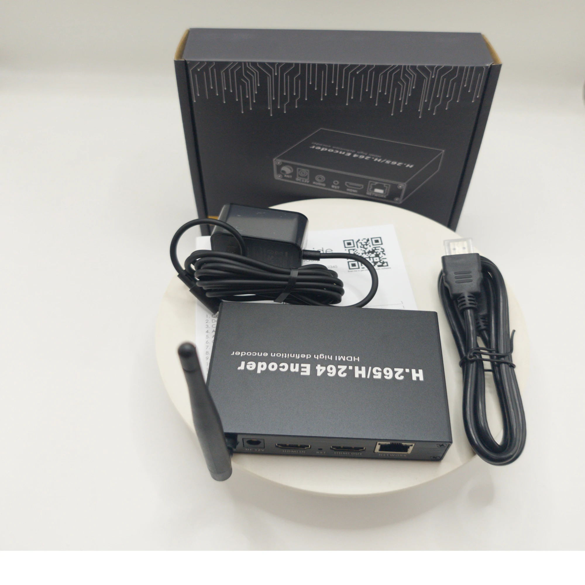 WiFi Wireless HD Loop Out Video Encoder H265 H264 HEVC IPTV Hdmi to IP RTMP SRT UDP HLS RTSP Live Streaming on the Internet view 6