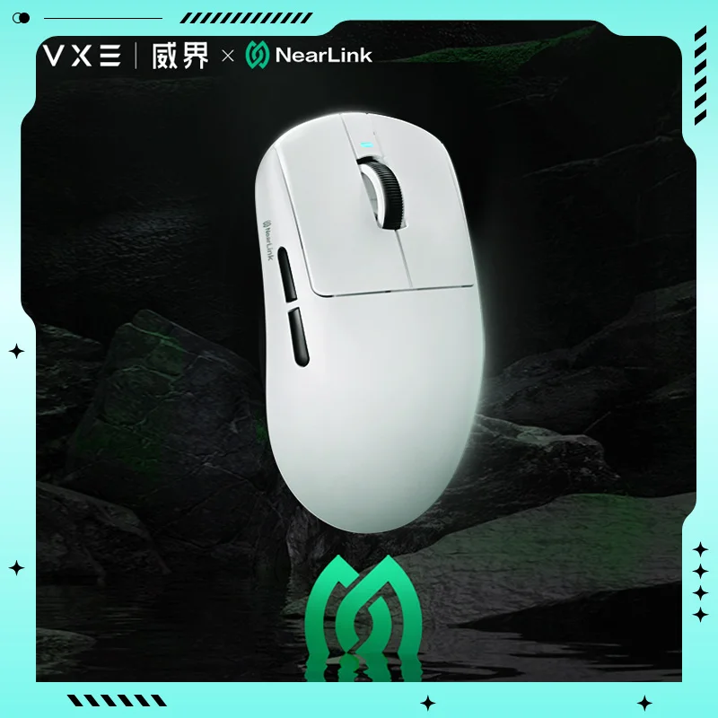 Vxe Dragonfly R1 Nearlink Bluetooth Wireless Mouse Long Range No Hole Lightweight Ergonomic Paw3395/Se Sensor Game Esports Mouse