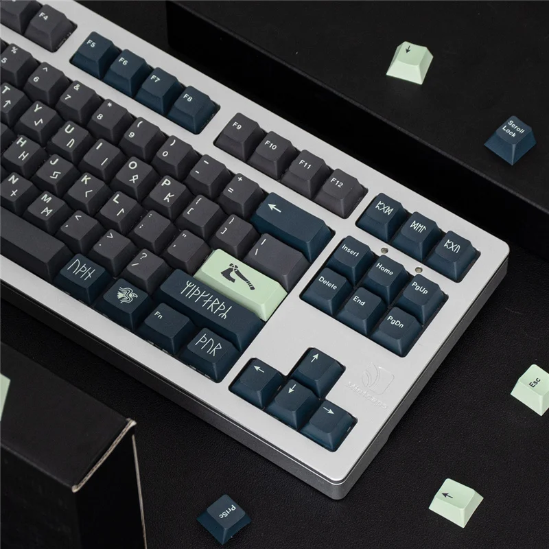 GMK Norse Keycaps 23/129 Keys PBT Material Five Side Dye-Sub