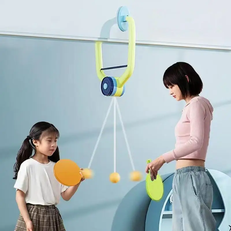 문짝 탁구 트레이너, 휴대용 셀프 트레이닝, 걸이식 탁구 트레이너, 가정 부모-자녀 상호 작용, 더블 스파링 장치