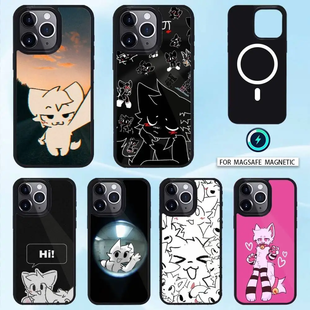 

C-Cute B-Boykisser Phone Case For iPhone17,16,15,14,13,12,Pro,Max,Magnetic For Magsafe Wireless Charging