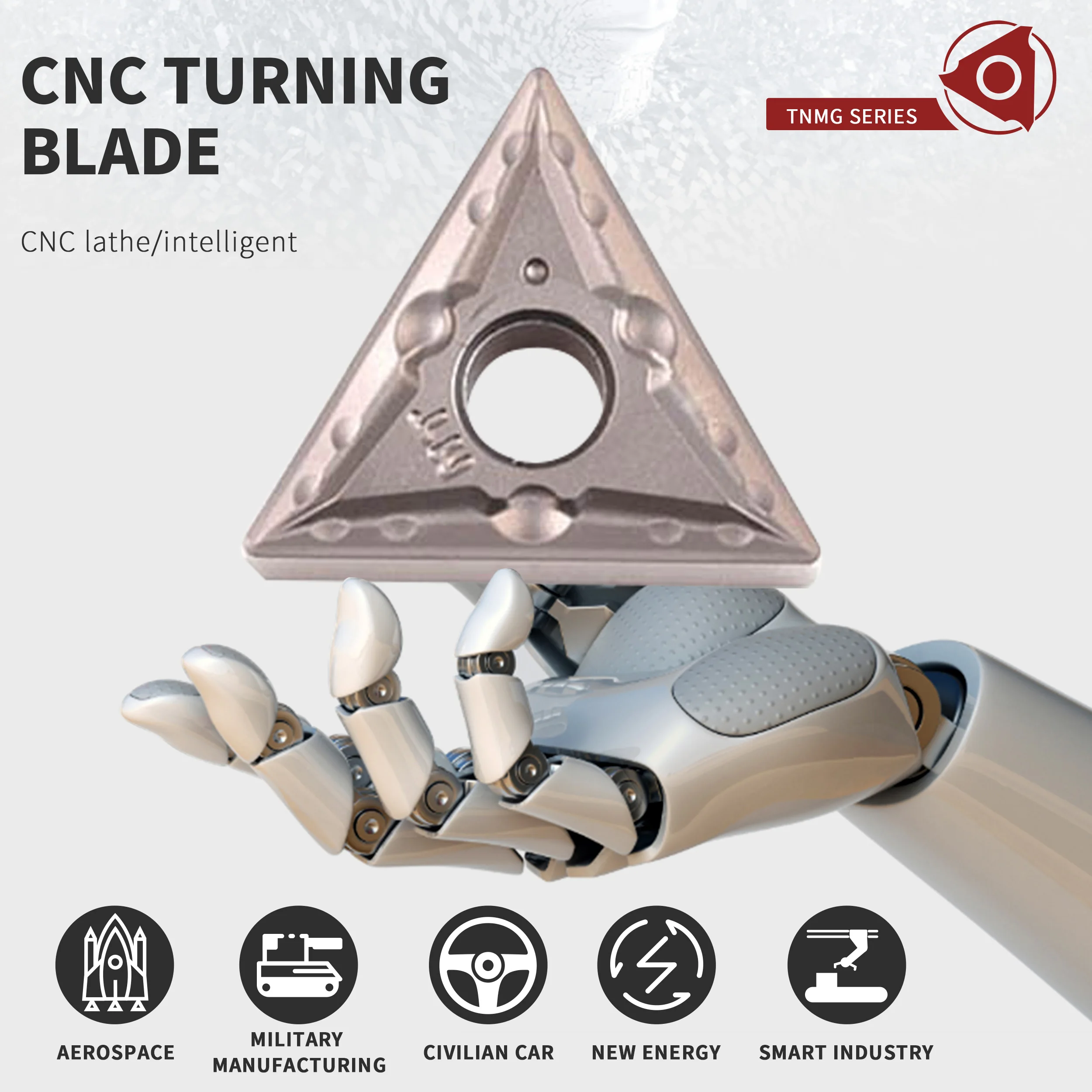 TNMG160404 MT TNMG160408 MT LF90 High quality Carbide inserts CNC metal lathe tools Turning inserts Suitable for steel cutting