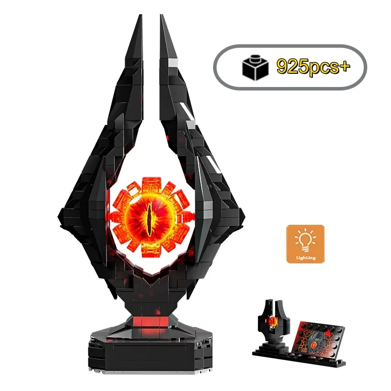 

Новинка 2025 года, комплект темной модели Allfather's Eye, кирпичи, креативные кирпичи, сборка, праздничная вечеринка, подарки на день рождения, Рождество, мальчики и девочки