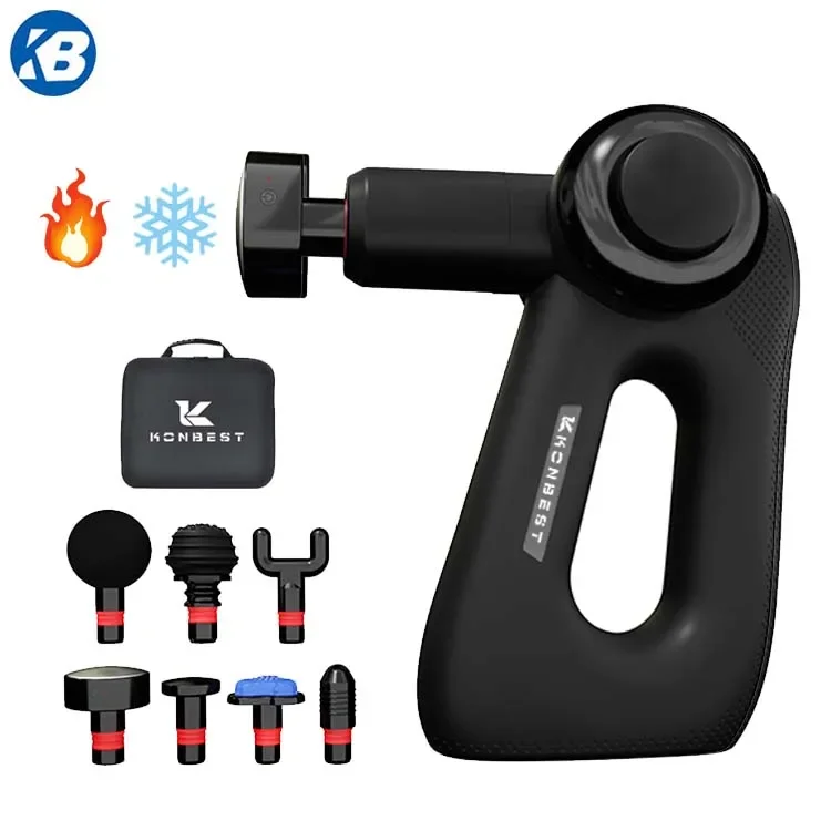 Massage Gun Deep Tissue Percussion Message Gun Electric Massager With Heat And Cool For Athletes Muscle Recovery Therapy