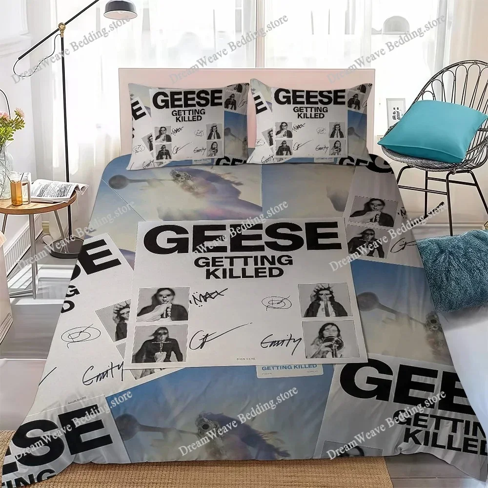 Band G-Geese Getting Killed Duvet Cover Set Home Style Bedding Soft Laundry Cotton Bed Student Dormitory GiftFQH