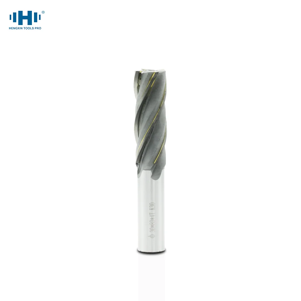 

HENGXIN Tipped Carbide Milling Cutter Straight shank spiral milling cutter 25mm 26mm 27mm 30mm 35mm D25~D60 3T 4T 6T