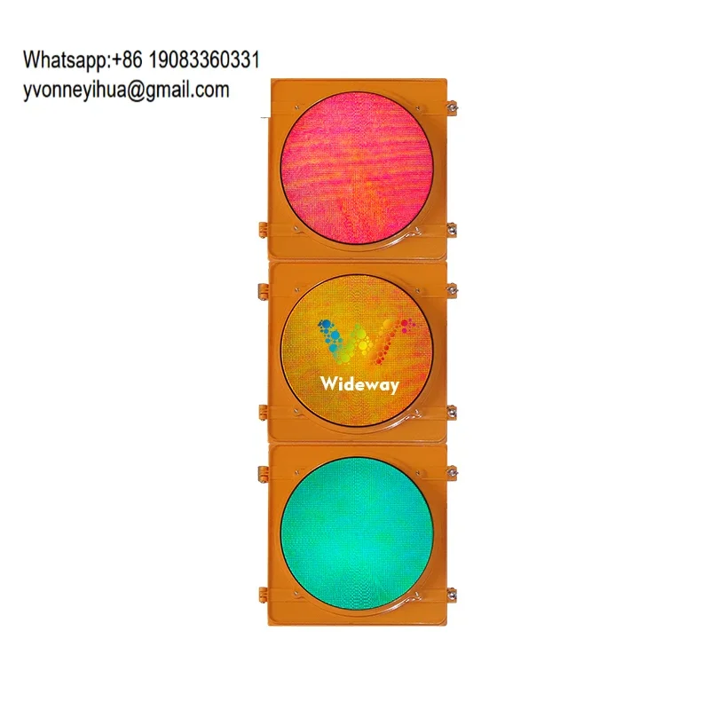300mm 400mm High Flux RYG Full Ball LED Traffic Light
