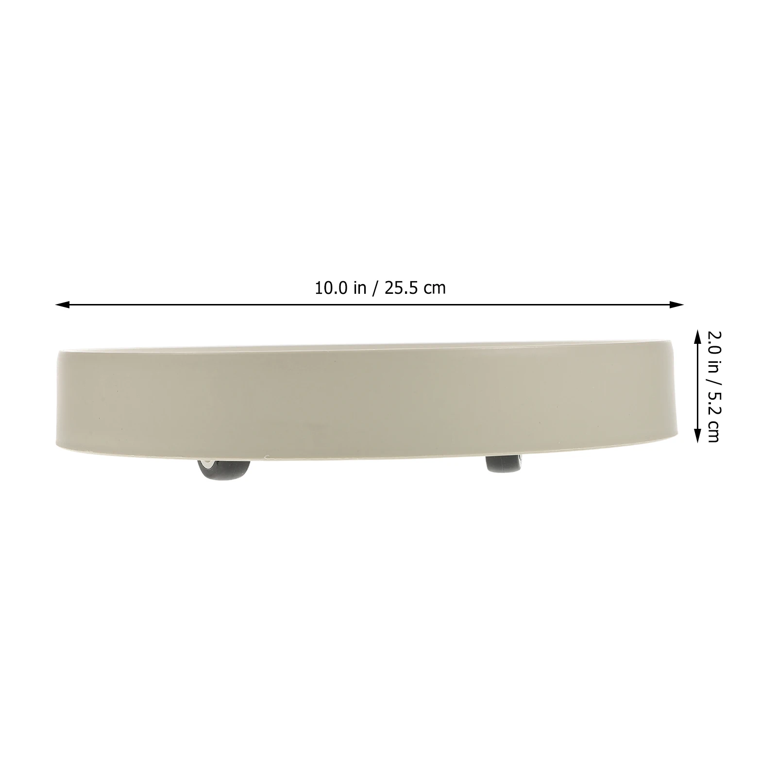 

Garden Flower Water Tray Caster Wheels Grey Plant Roller Base White Plant Stand Roller Base Water Tray Accessories